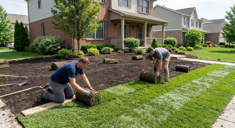 Bermuda Grass Installation in Aiken, SC