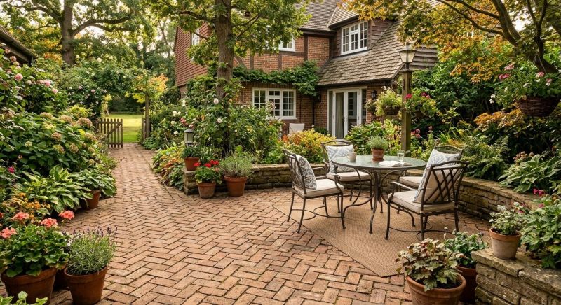 Brick Hardscape Construction in Greenwich, CT