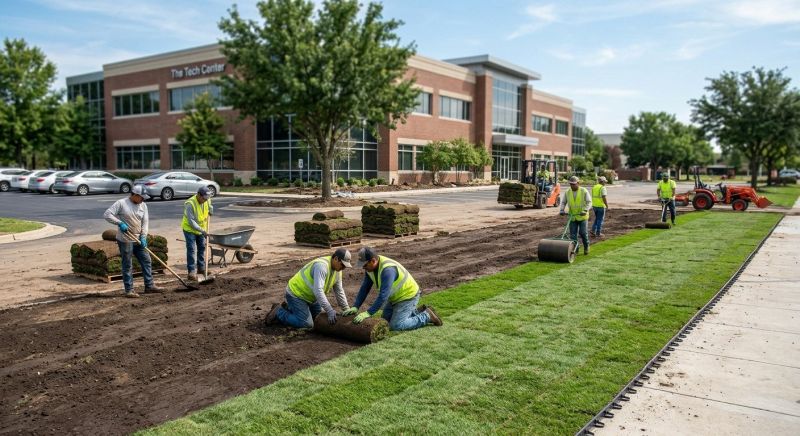 Commercial Sod Installation in Aiken, SC