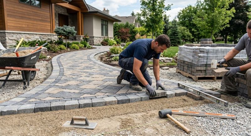 Limestone Pavers Installation in Norwalk, CT