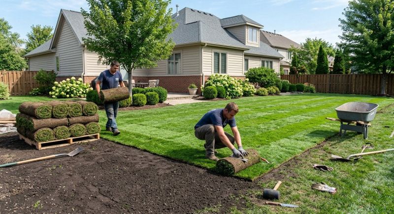 Ryegrass Sod Installation in Ventura County, CA