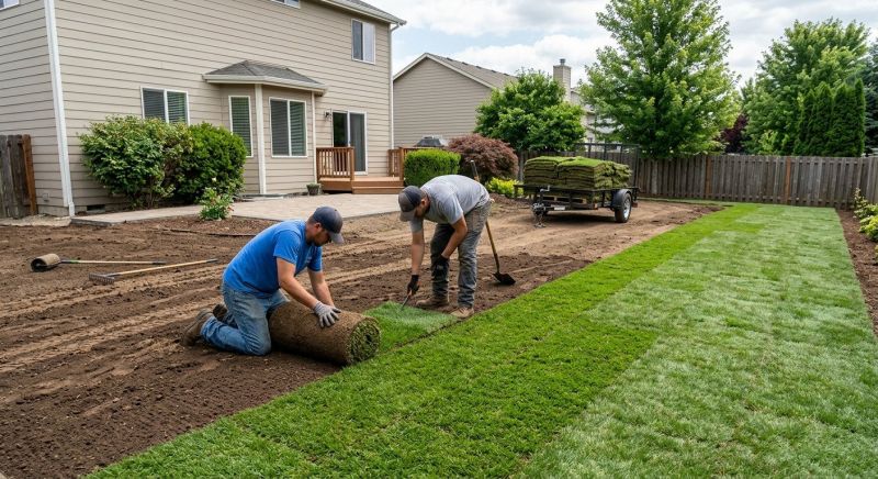 Yard Sodding in Rockwall, TX